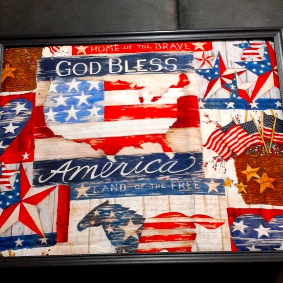 God Bless America Wall Art